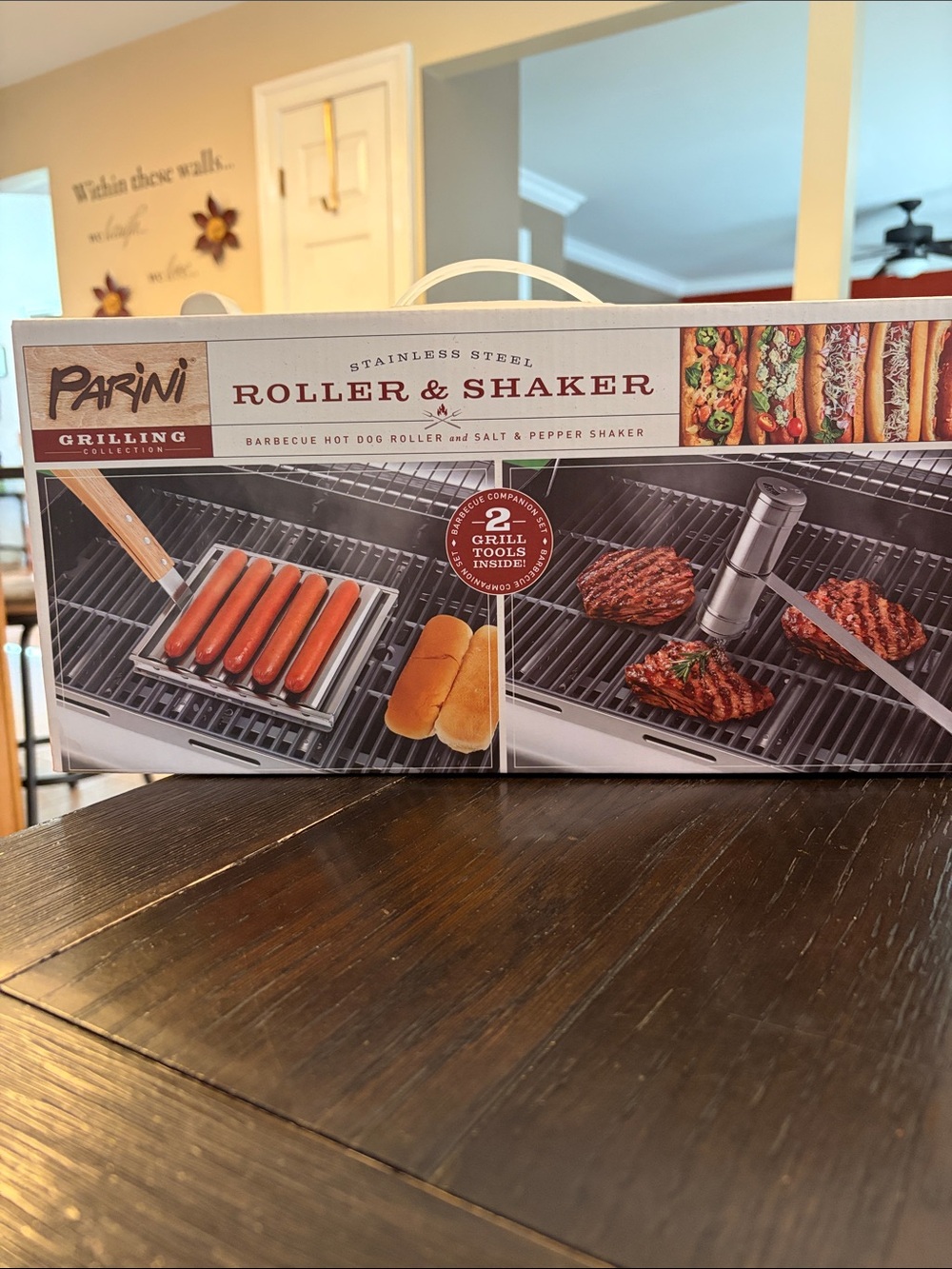 Parini Stainless Steel Roller & Shaker - Silver